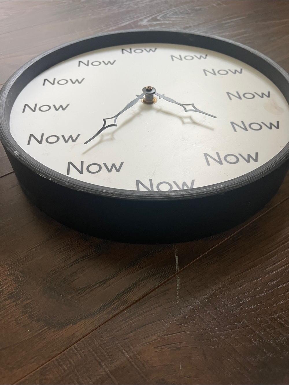 “Now” Wall Clock - Picture 2 of 3